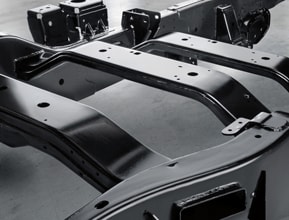 FULLY BOXED HIGH-STRENGTH STEEL FRAME