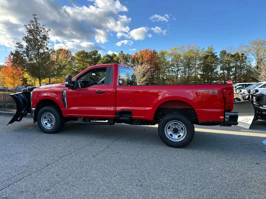 New 2025 Ford F-350 PLOW XL 4WD Reg Cab 8 Box Truck Regular Cab