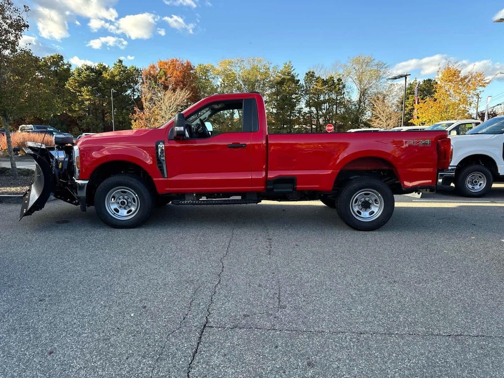 New 2025 Ford F-350 PLOW XL 4WD Reg Cab 8 Box Truck Regular Cab