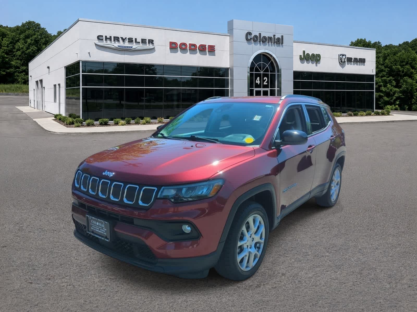 Used 2022 Jeep Compass Latitude Lux with VIN 3C4NJDFBXNT193271 for sale in Dartmouth, MA