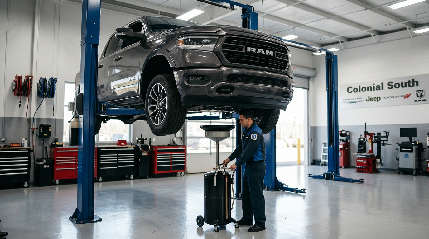 What Does a Routine Ram 1500 Oil Change Service Include