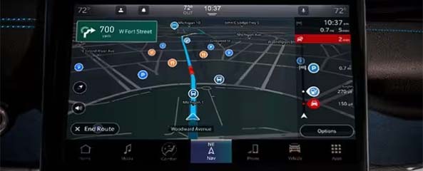 uconnect 10 1-inch touchscreen