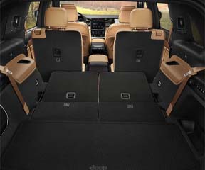 third-row seats folded