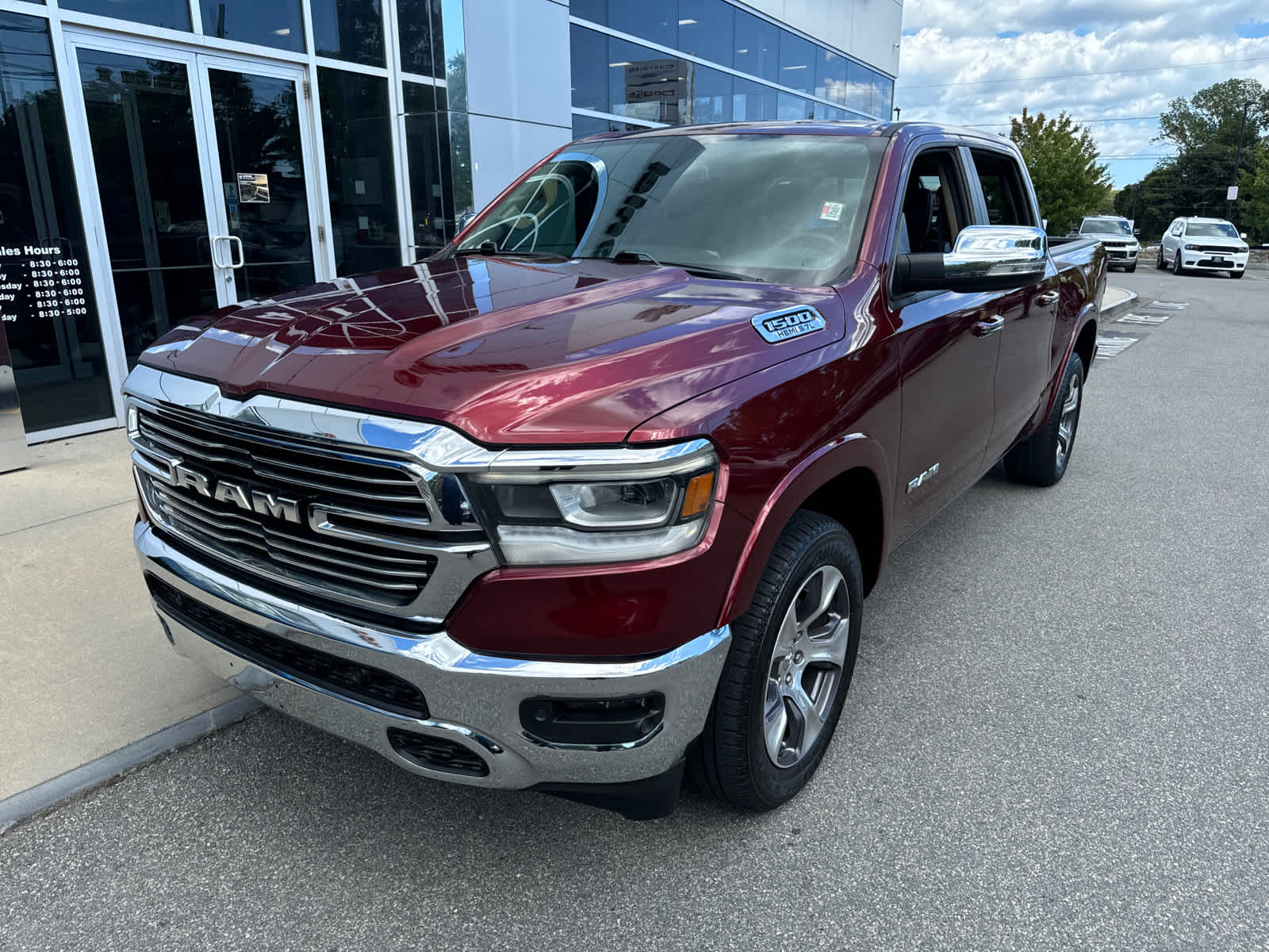 Used 2020 RAM Ram 1500 Pickup Laramie with VIN 1C6SRFJTXLN410569 for sale in Dartmouth, MA