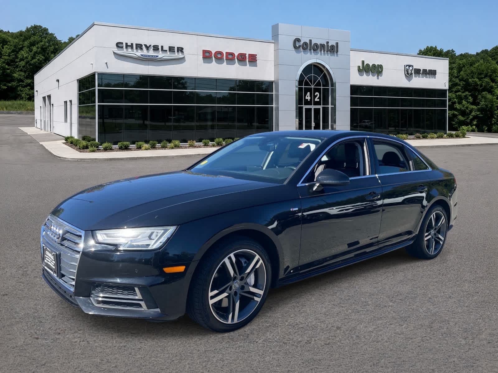 Used 2017 Audi A4 Premium Plus with VIN WAUENAF4XHN070642 for sale in Dartmouth, MA