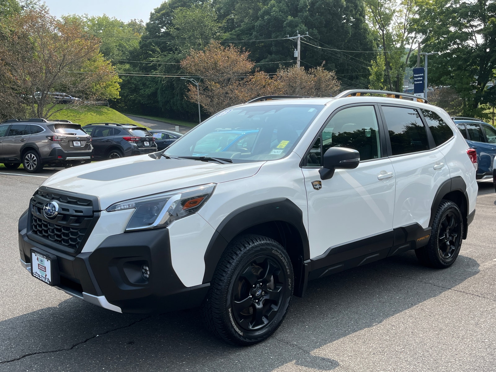 Certified 2023 Subaru Forester Wilderness with VIN JF2SKAMC7PH537409 for sale in Danbury, CT