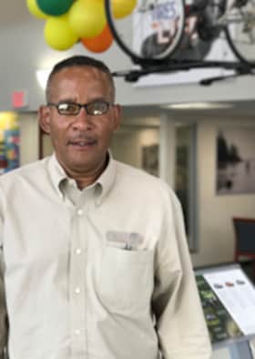 Staff member Dave "DJ" Johnson from 7ed53fb3c9cd