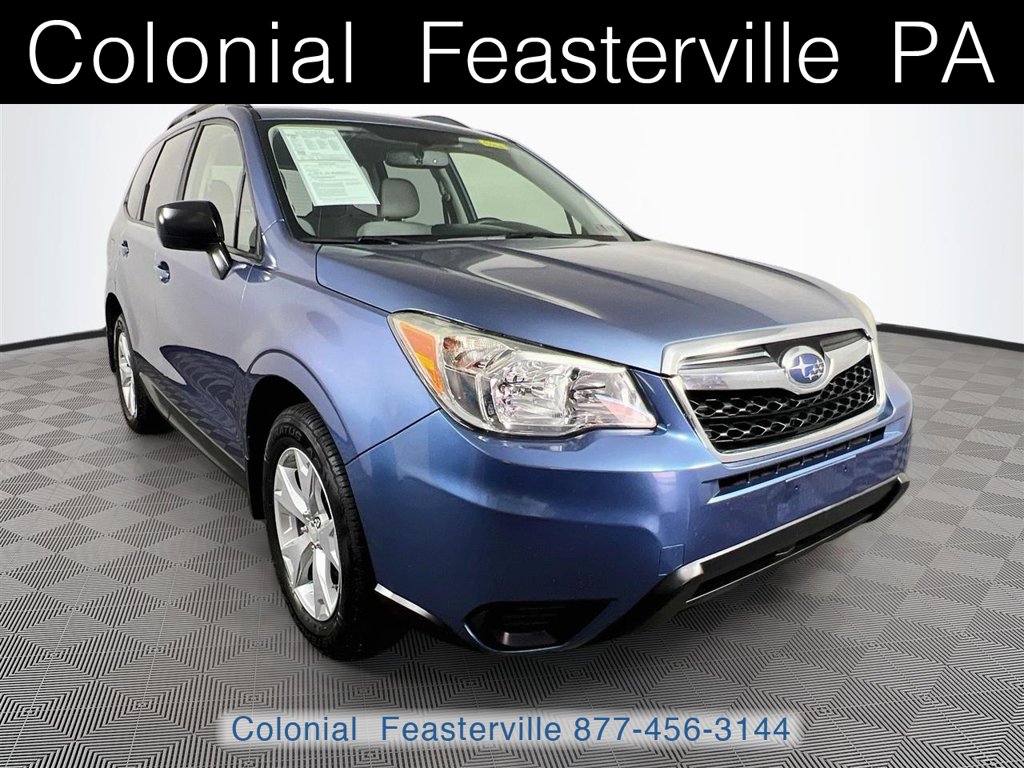 Used 2016 Subaru Forester i with VIN JF2SJABC5GH547829 for sale in Feasterville-Trevose, PA