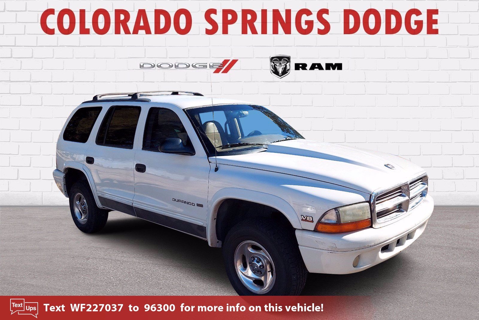 Used 1998 Dodge Durango 4dr 4WD For Sale Near Fountain & Fort Carson | VIN:  1B4HS28Z7WF227037