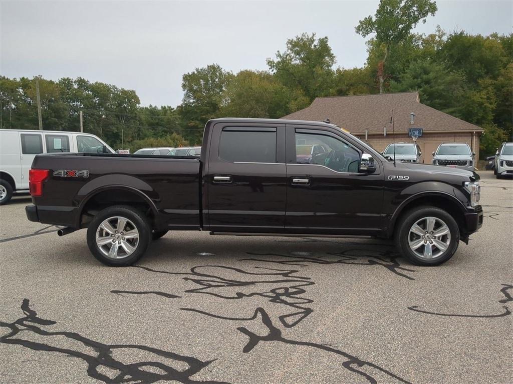 Certified 2019 Ford F-150 Platinum with VIN 1FTFW1E49KFC93942 for sale in Columbia, CT