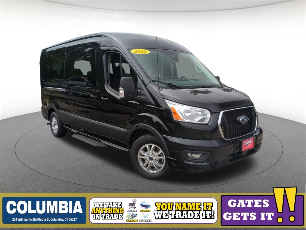 Certified 2022 Ford Transit-350 Passenger XLT Wagon Medium Roof Van
