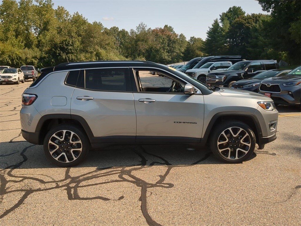 Certified 2021 Jeep Compass Limited with VIN 3C4NJDCB6MT541411 for sale in Columbia, CT