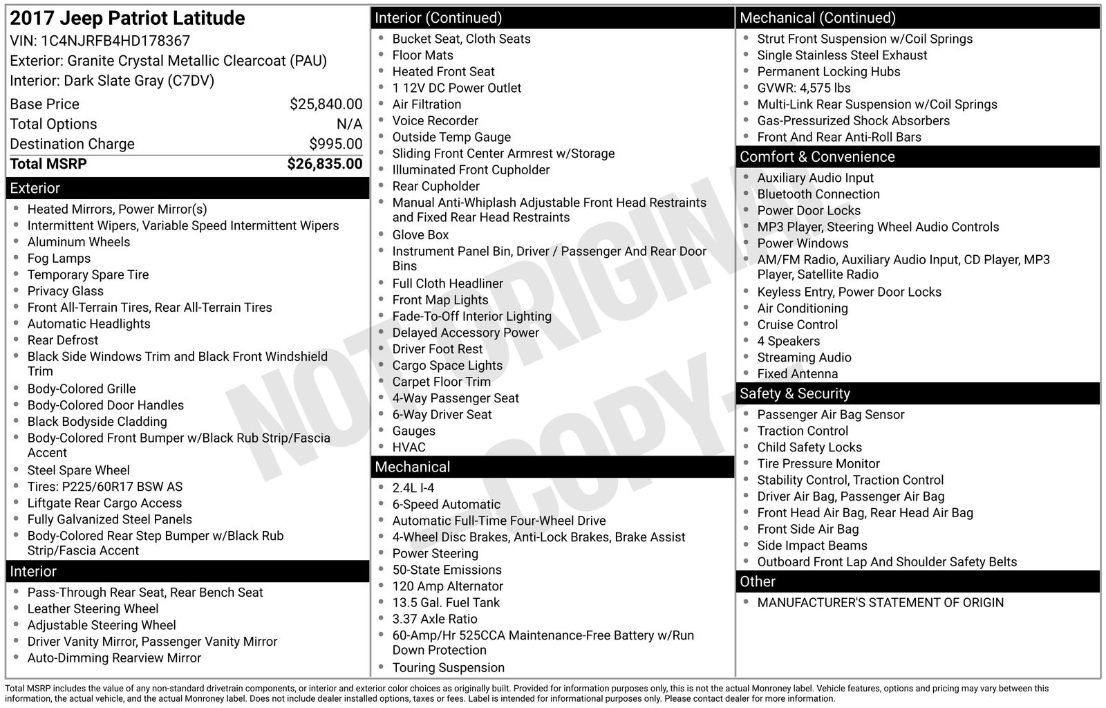 2017 Jeep Patriot Latitude - Photo 20