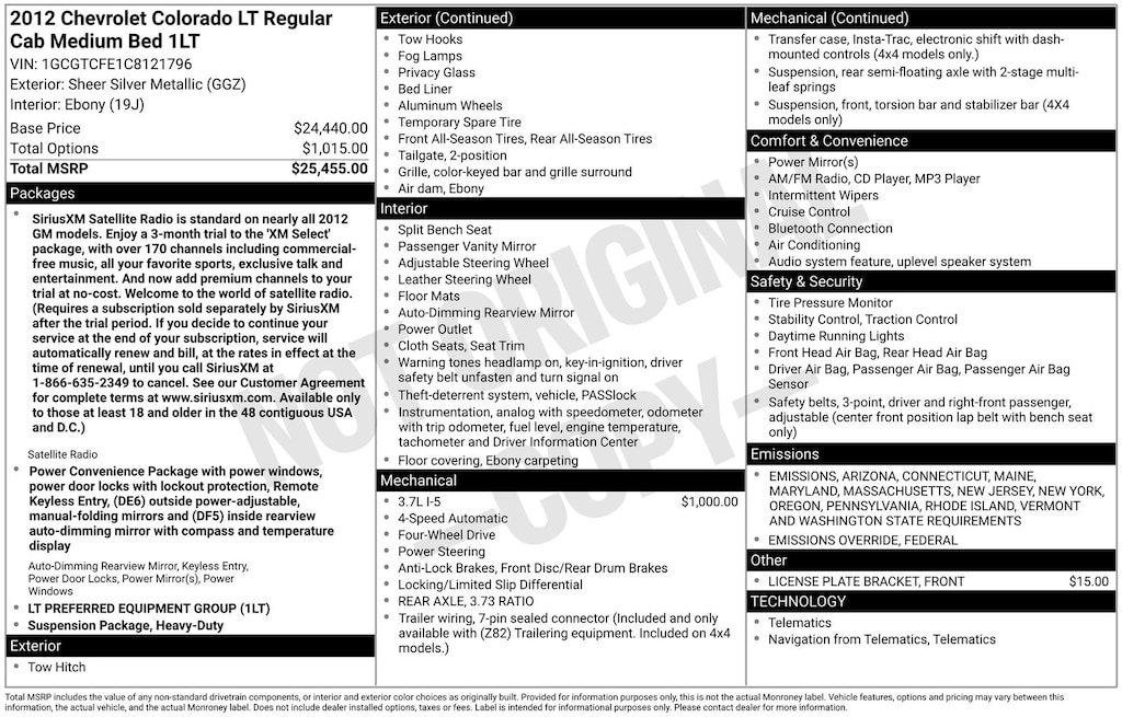 Used 2012 Chevrolet Colorado LT Truck