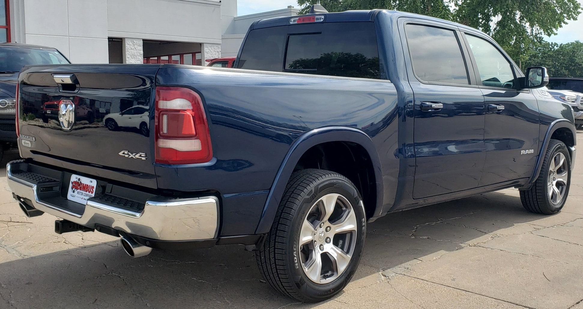 Used 2021 RAM Ram 1500 Pickup Laramie with VIN 1C6SRFJT0MN820587 for sale in Columbus, NE