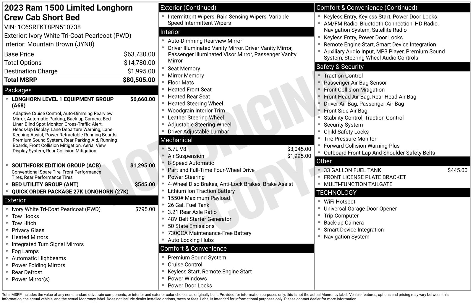 2023 RAM Ram 1500 Pickup Longhorn - Photo 23