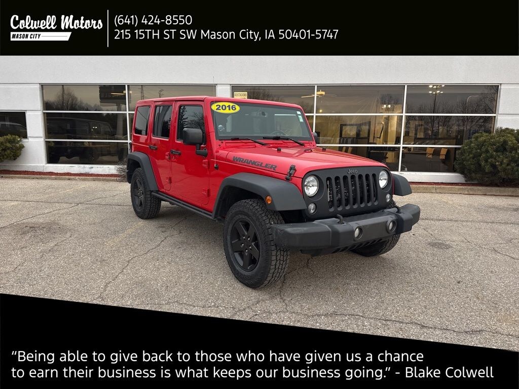 Used 2016 Jeep Wrangler SUV
