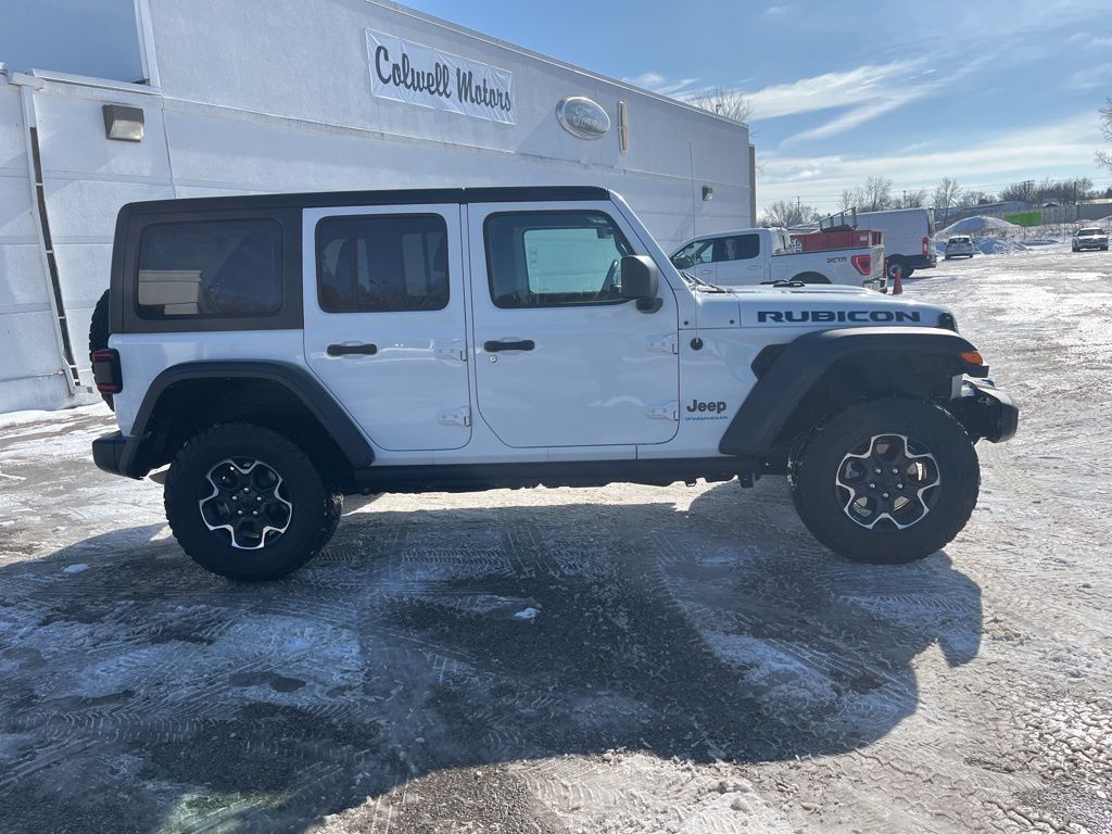 Used 2023 Jeep Wrangler 4xe Rubicon 4XE with VIN 1C4JJXR64PW696578 for sale in Mason City, IA