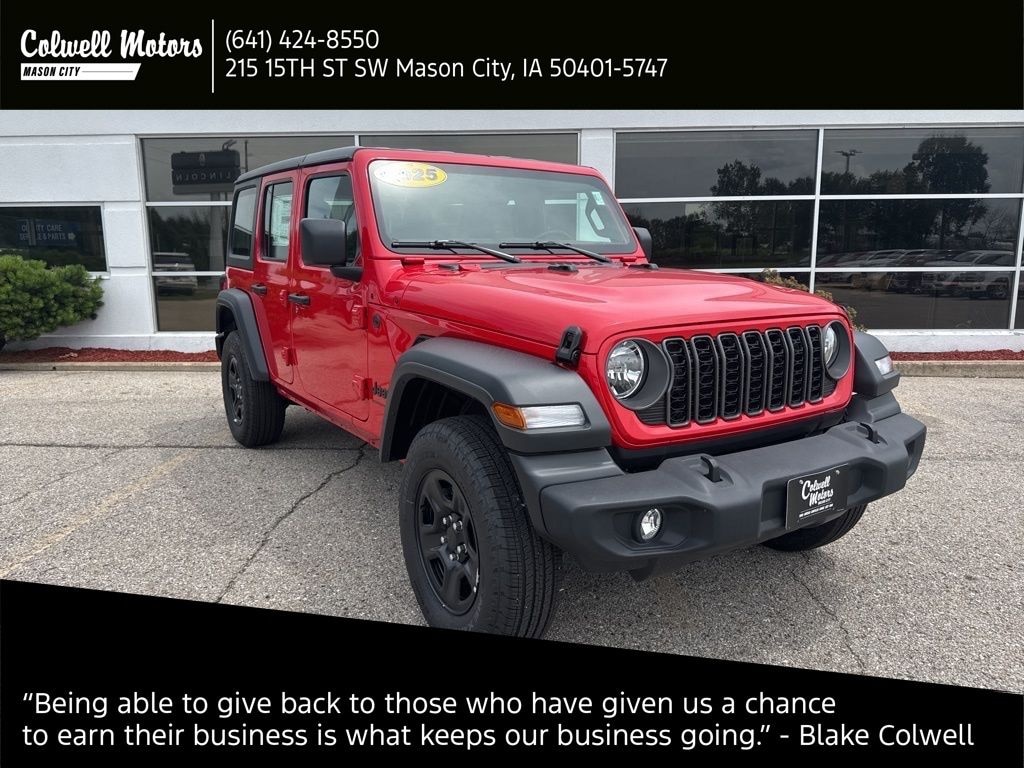 New 2025 Jeep Wrangler 4-DOOR SPORT Sport Utility