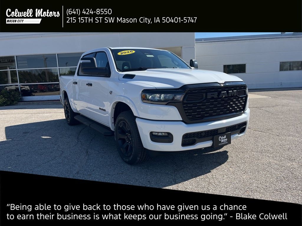 New 2026 Ram 1500 BIG HORN CREW CAB 4X4 5'7 BOX Pickup