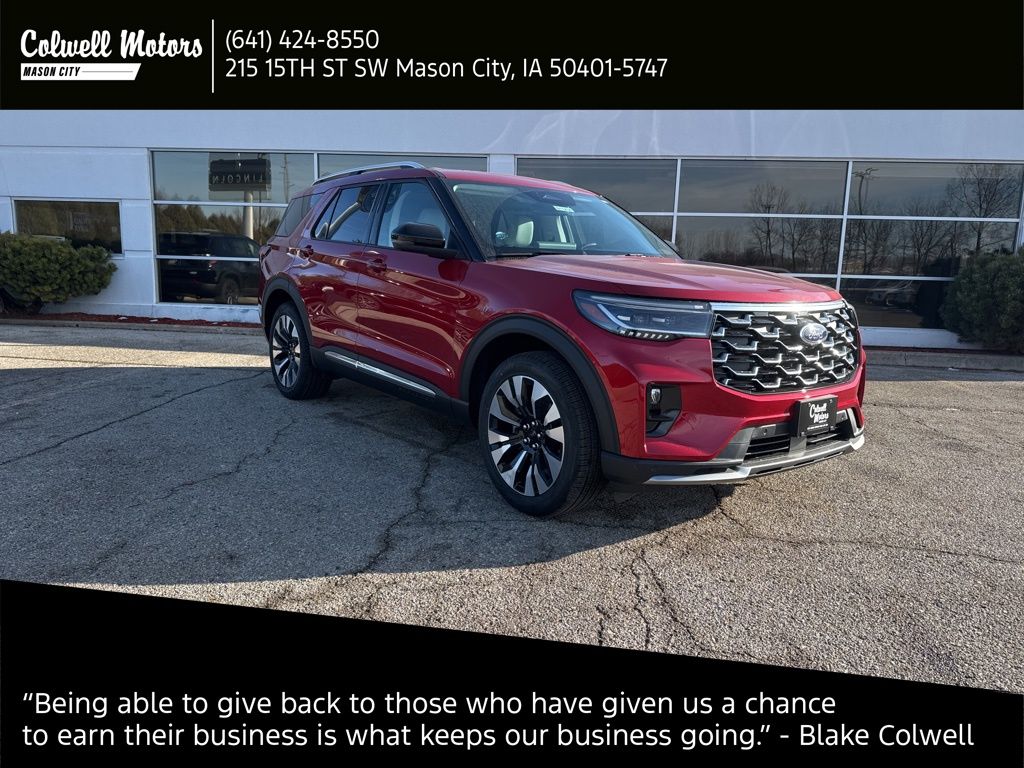 2026 Ford Explorer Platinum's photo