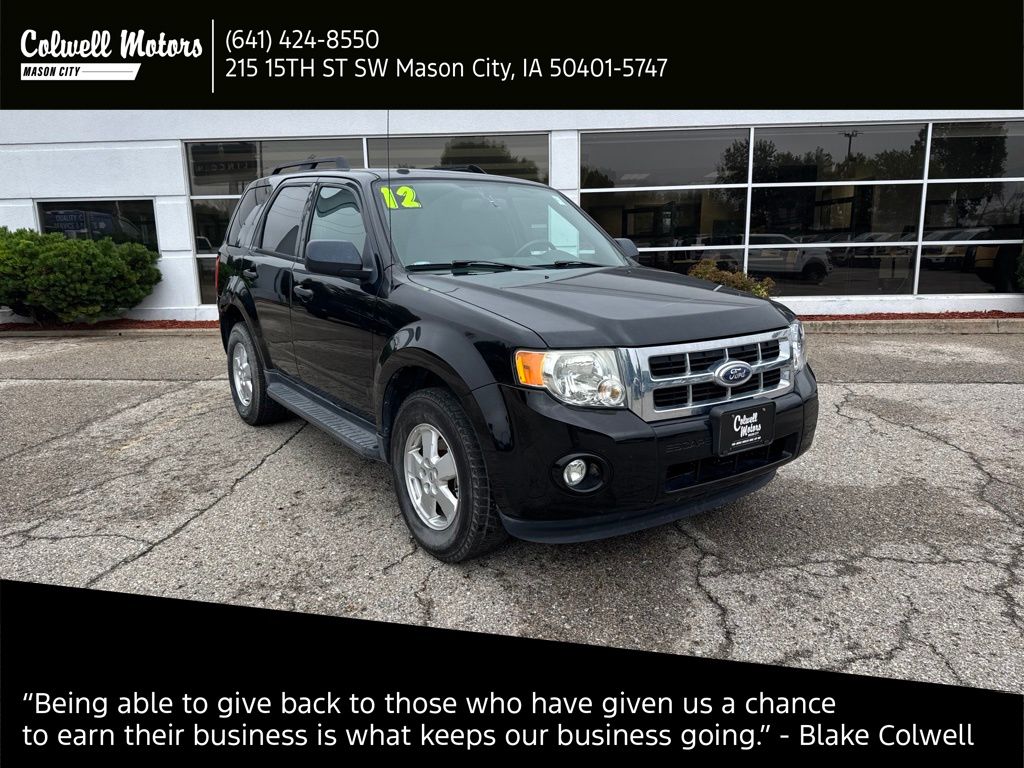 Used 2012 Ford Escape XLT with VIN 1FMCU0D78CKB33067 for sale in Mason City, IA