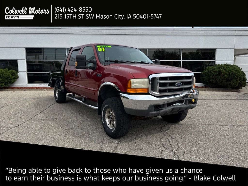 Used 2001 Ford F-250 Super Duty XLT with VIN 1FTNW21FX1EB16006 for sale in Mason City, IA