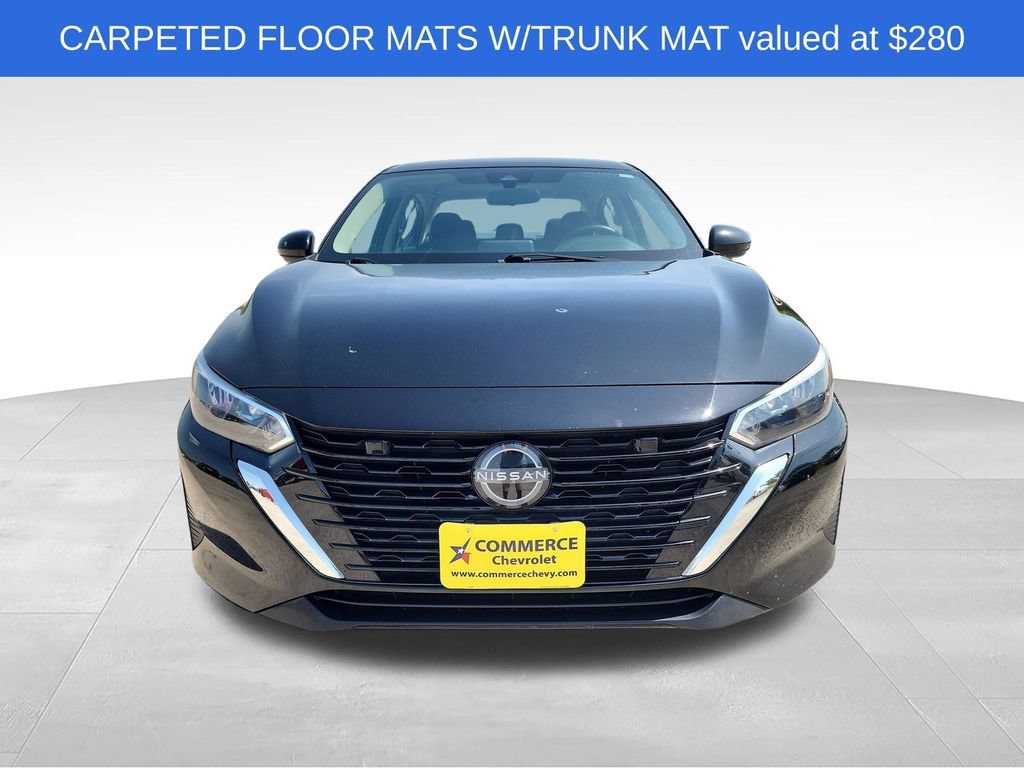 Used 2024 Nissan Sentra SV with VIN 3N1AB8CVXRY306276 for sale in Commerce, TX