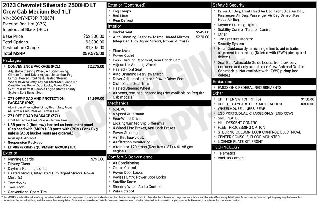 Used 2023 Chevrolet Silverado 2500 HD LT Truck