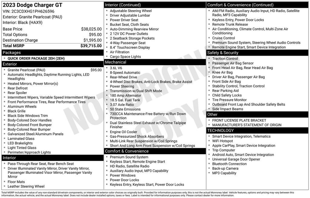 Used 2023 Dodge Charger GT