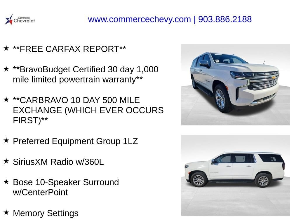 Used 2023 Chevrolet Suburban Premier SUV