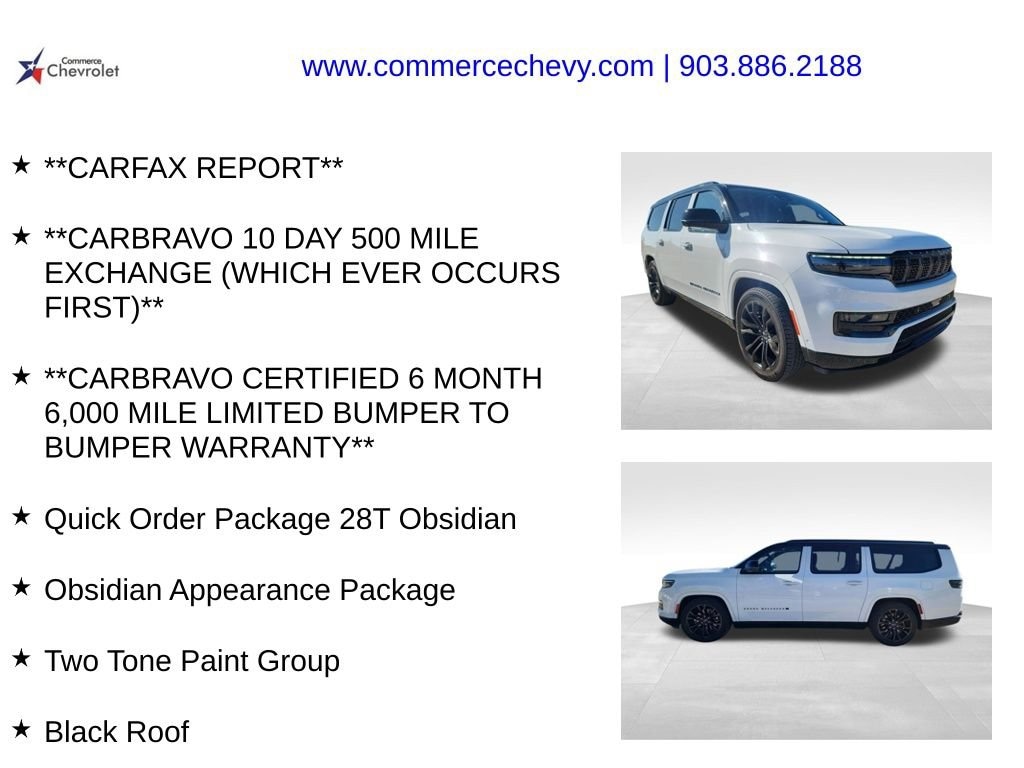 Used 2024 Jeep Grand Wagoneer L Series II