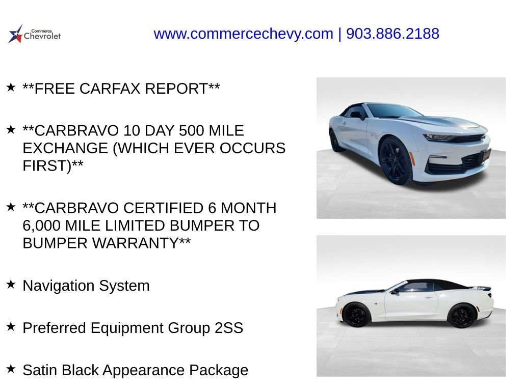 Used 2023 Chevrolet Camaro 2SS Performance