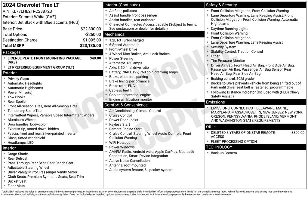 Used 2024 Chevrolet Trax LT SUV