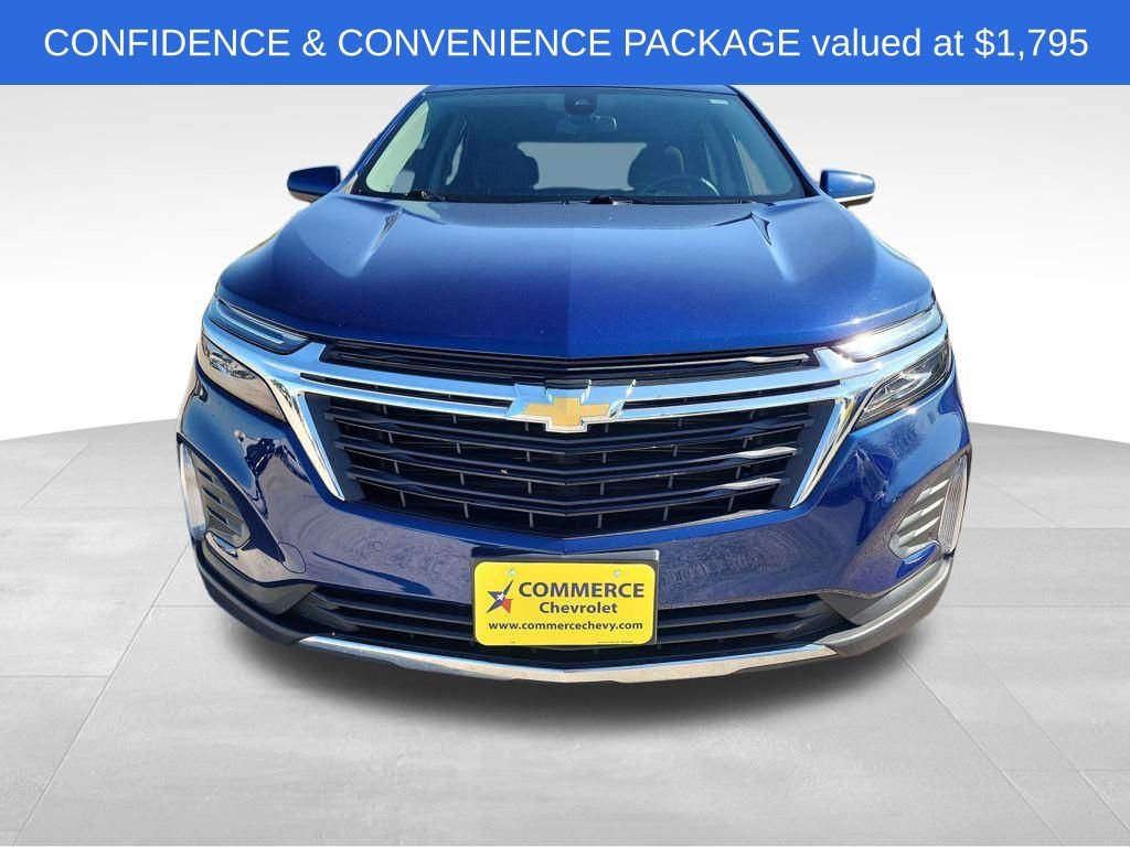 Used 2022 Chevrolet Equinox LT with VIN 3GNAXKEV1NL283056 for sale in Commerce, TX