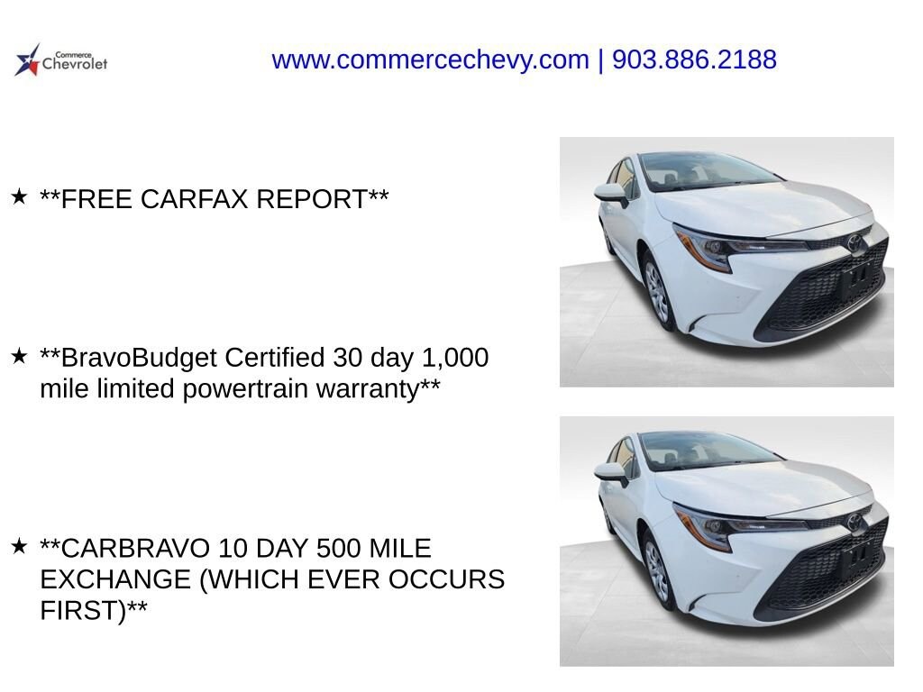 Used 2022 Toyota Corolla LE