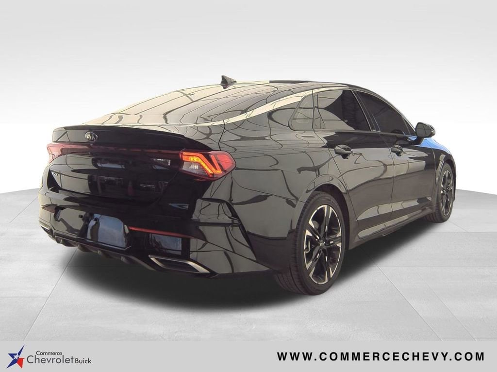 Used 2021 Kia K5 GT-Line with VIN 5XXG64J28MG076042 for sale in Commerce, TX