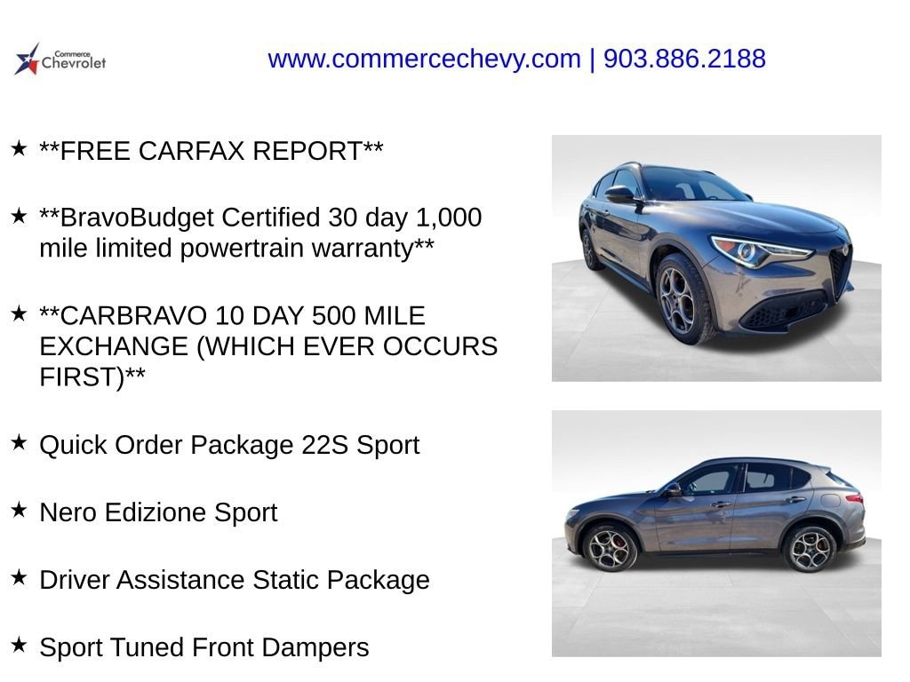 Used 2019 Alfa Romeo Stelvio Ti Sport AWD SUV