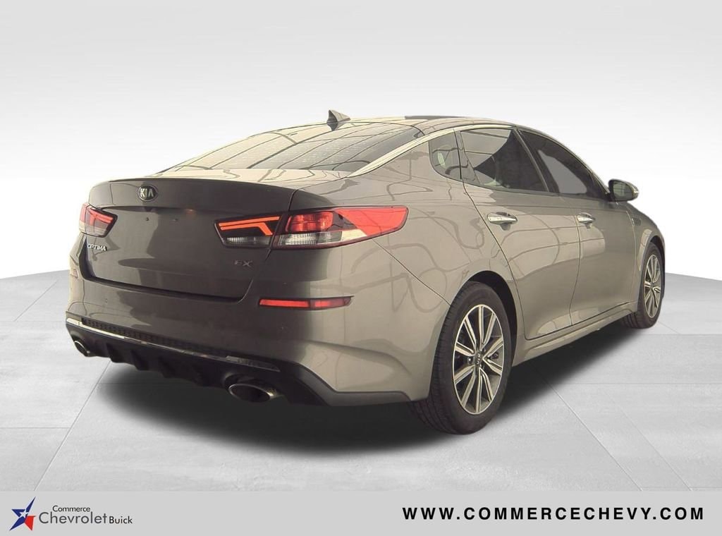 Used 2019 Kia Optima EX with VIN 5XXGU4L11KG284822 for sale in Commerce, TX