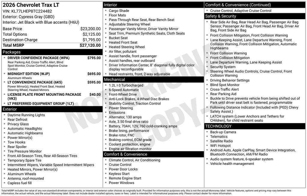 2026 Chevrolet Trax LT - Photo 25