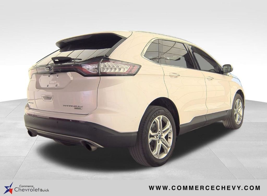 Used 2017 Ford Edge Titanium with VIN 2FMPK3K91HBC11882 for sale in Commerce, TX