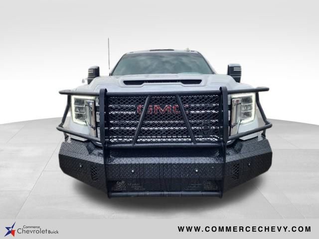 Used 2021 GMC Sierra 2500HD SLT with VIN 1GT49NEY5MF231336 for sale in Commerce, TX
