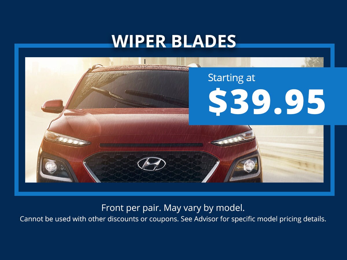 Hyundai Wiper Blades Special Discount Coupon Downey Hyundai Parts