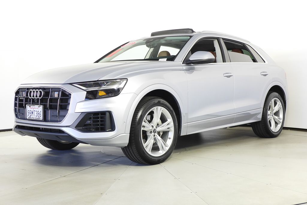 Used 2022 Audi Q8 Premium Plus with VIN WA1BVBF14ND020588 for sale in Santa Ana, CA