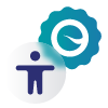 Porsche Siteimprove Accessibility Logo