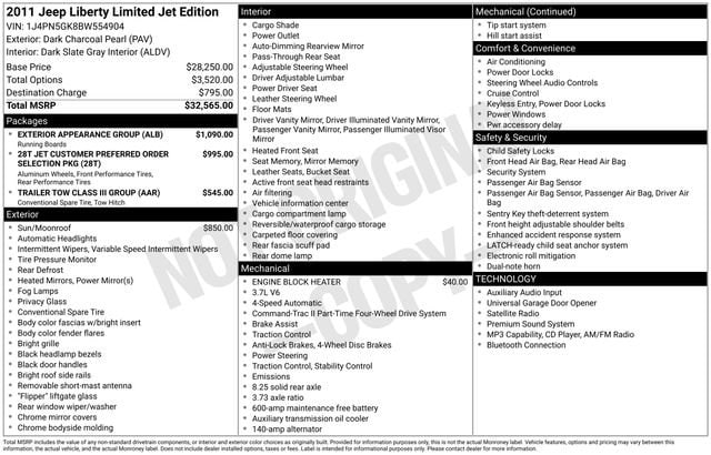 Used 2011 Jeep Liberty Limited with VIN 1J4PN5GK8BW554904 for sale in Cedar Falls, IA