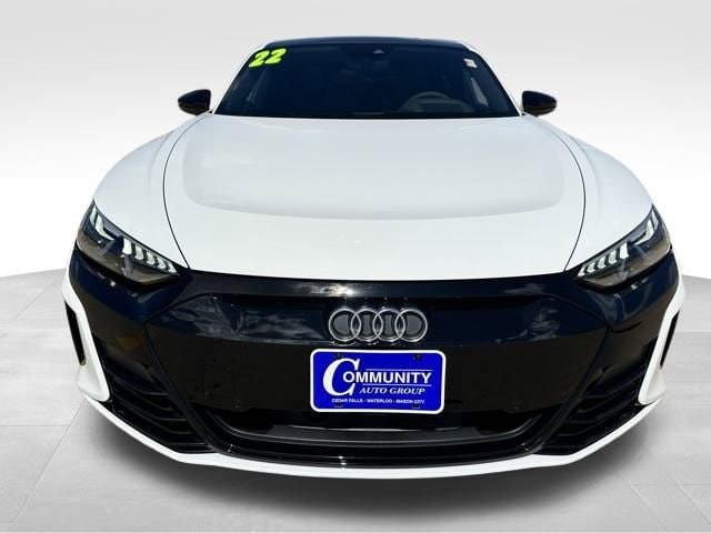 Used 2022 Audi e-tron GT Premium Plus with VIN WAUCJBFW7N7001224 for sale in Cedar Falls, IA