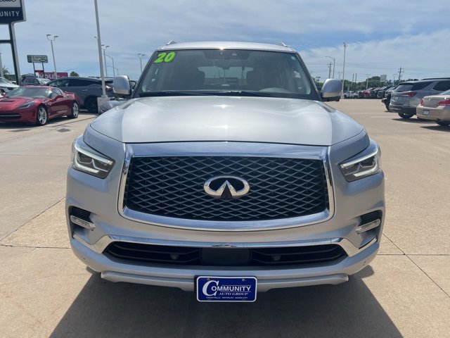 Used 2020 INFINITI QX80 Limited with VIN JN8AZ2NEXL9255317 for sale in Cedar Falls, IA