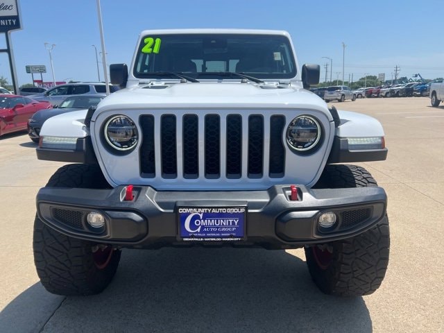 Used 2021 Jeep Gladiator Rubicon with VIN 1C6JJTBG7ML624130 for sale in Cedar Falls, IA