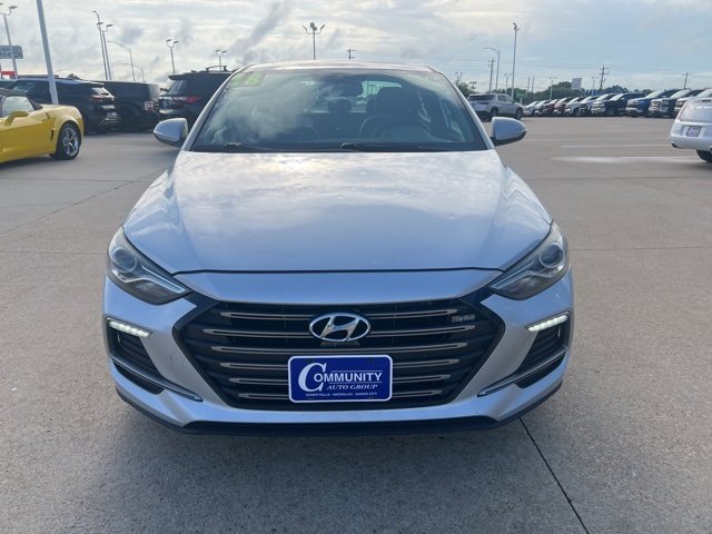 Used 2018 Hyundai Elantra Sport with VIN KMHD04LB0JU608323 for sale in Cedar Falls, IA